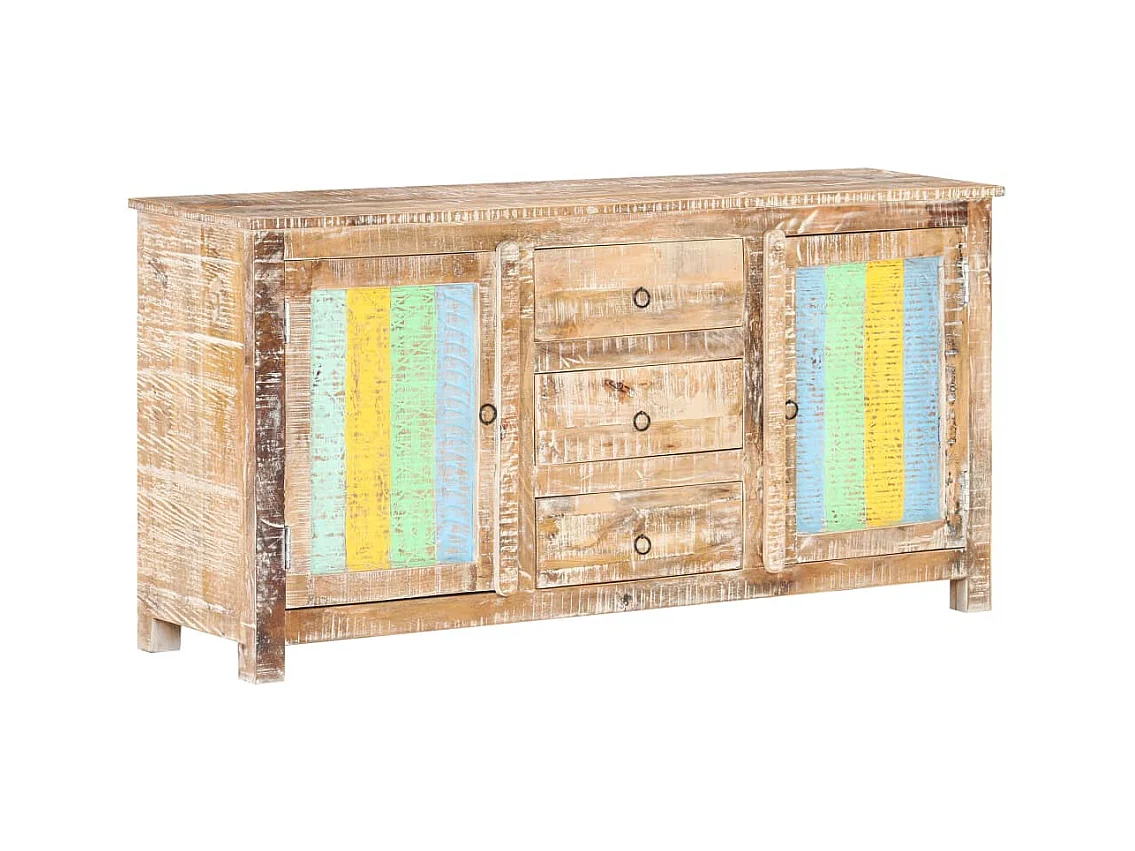 Buffet 151x40x75 cm Bois d'acacia brut