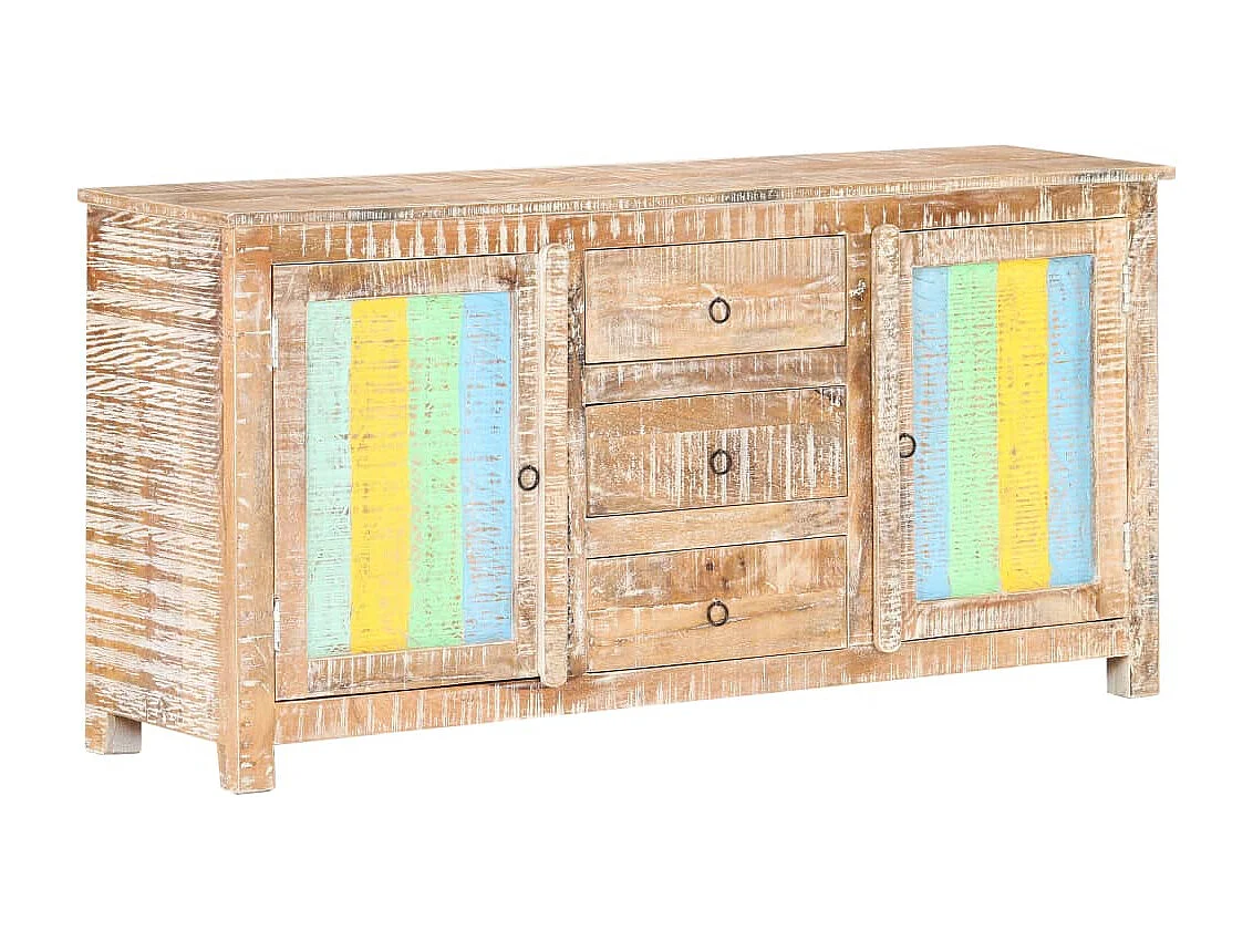 Buffet 151x40x75 cm Bois d'acacia brut