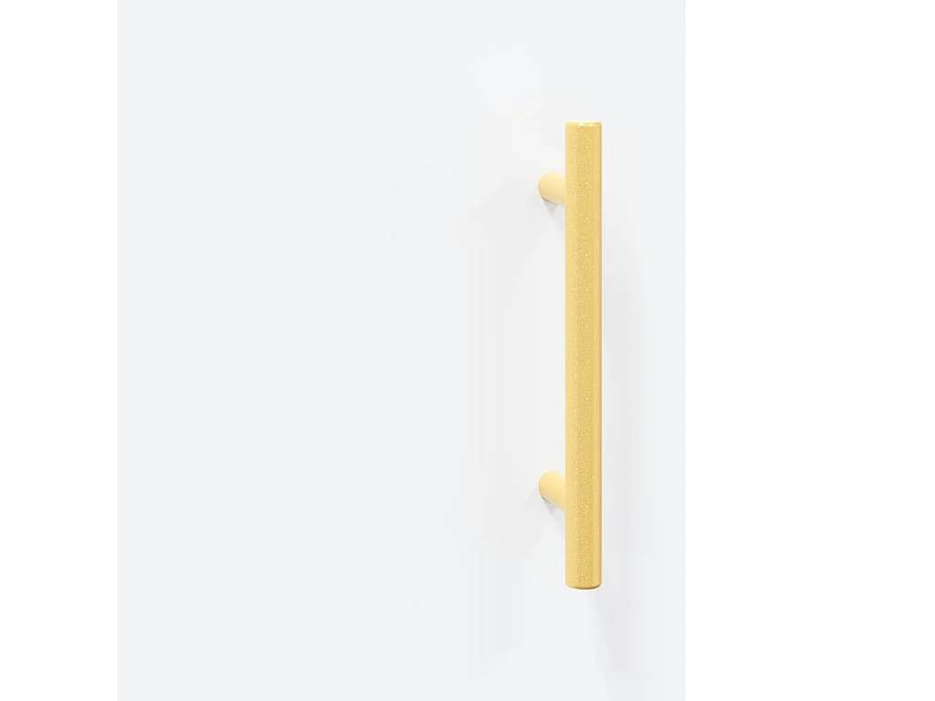 Wit hoog dressoir 69,5x34x180 cm Technisch hout