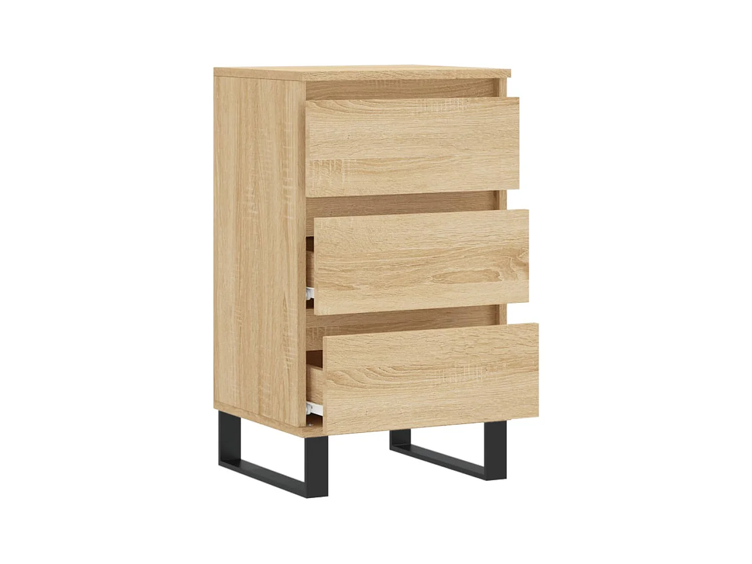 Buffet chêne sonoma 40x35x70 cm bois d'ingénierie