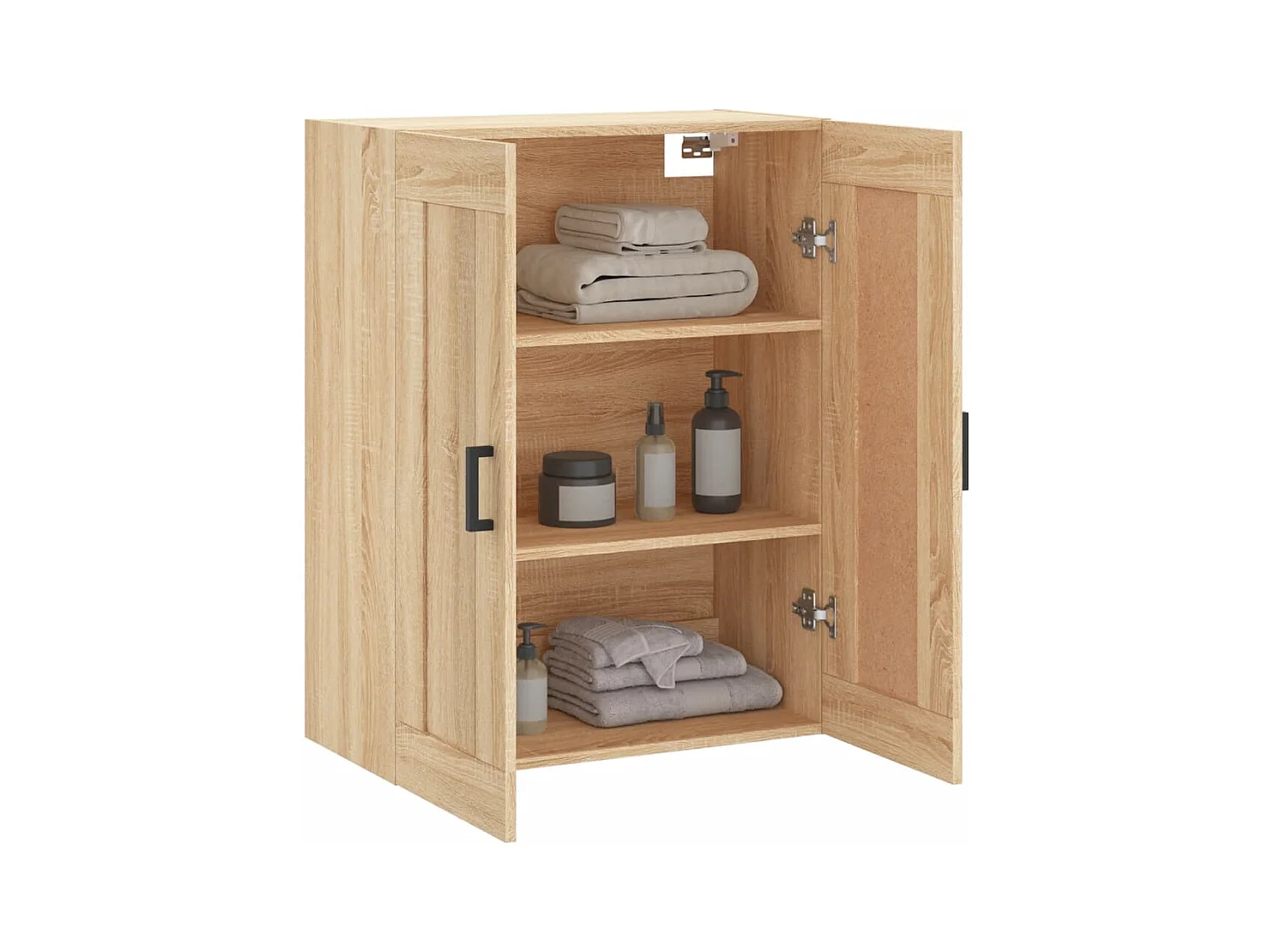 Armoire murale chêne sonoma 69,5x34x90 cm bois d'ingénierie