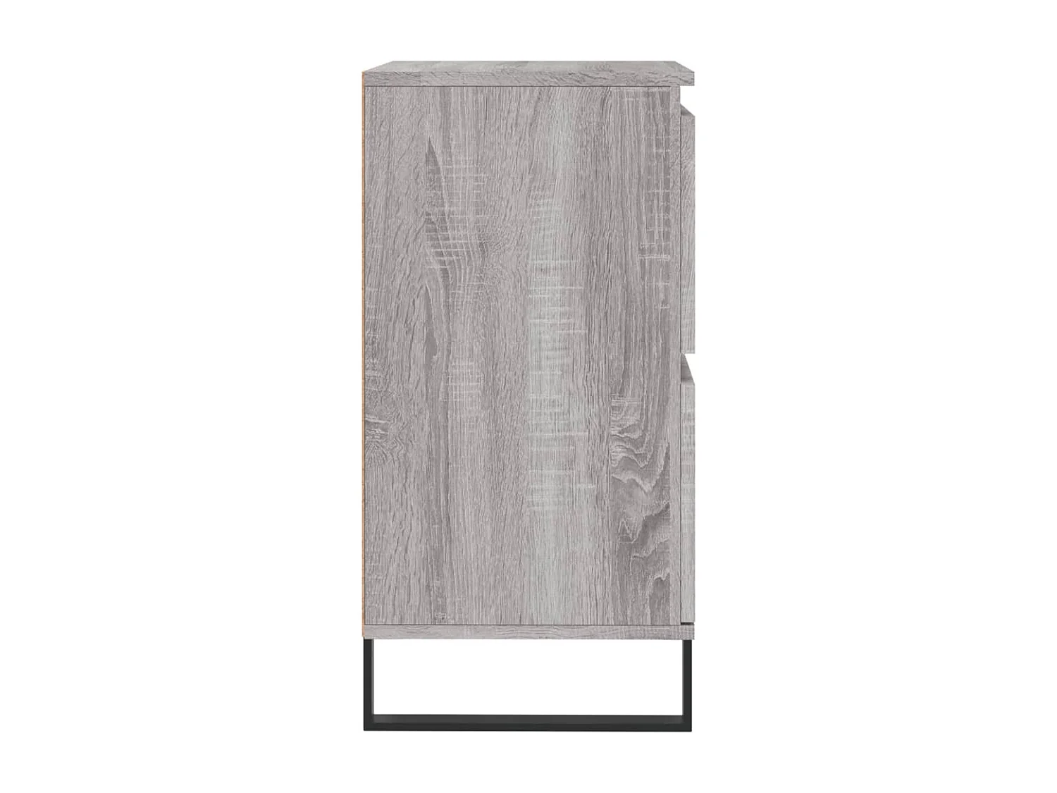 Buffets 3 pcs Sonoma gris Bois d'ingénierie