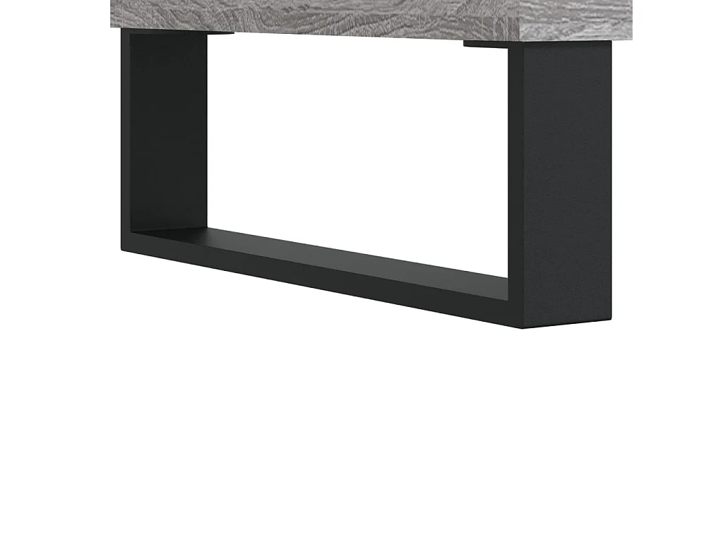 Buffets 3 pcs Sonoma gris Bois d'ingénierie