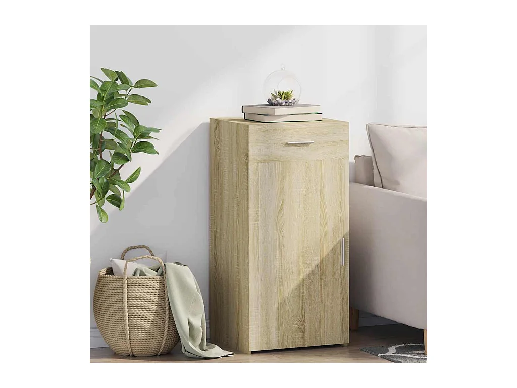 Buffet chêne sonoma 45x42,5x93 cm bois d'ingénierie
