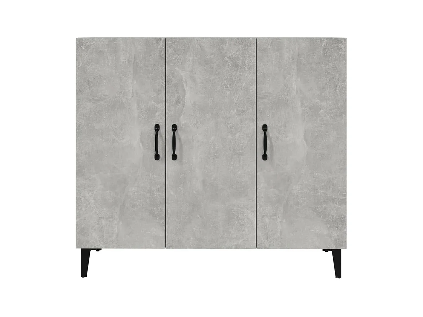Credenza grigio cemento 90x34x80 cm in legno ingegnerizzato