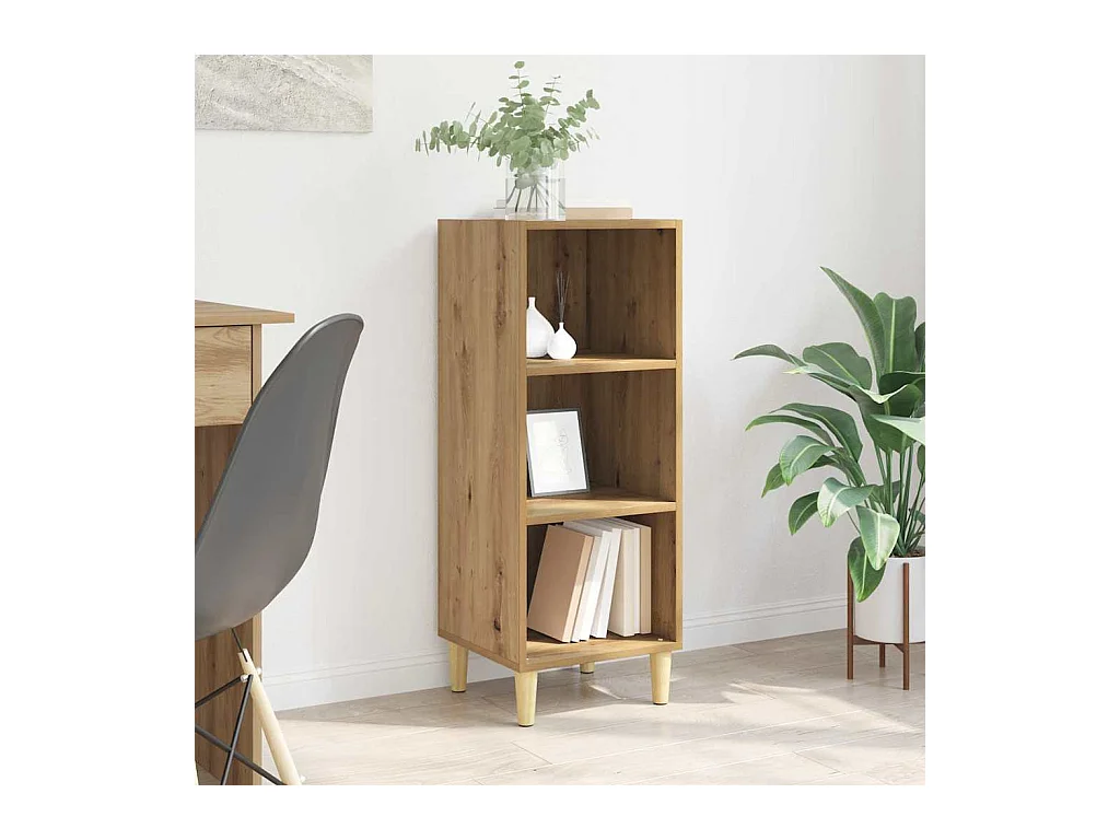 Buffet chêne artisanal 32.5 x 34.5 x 90 cm Bois d'ingénierie