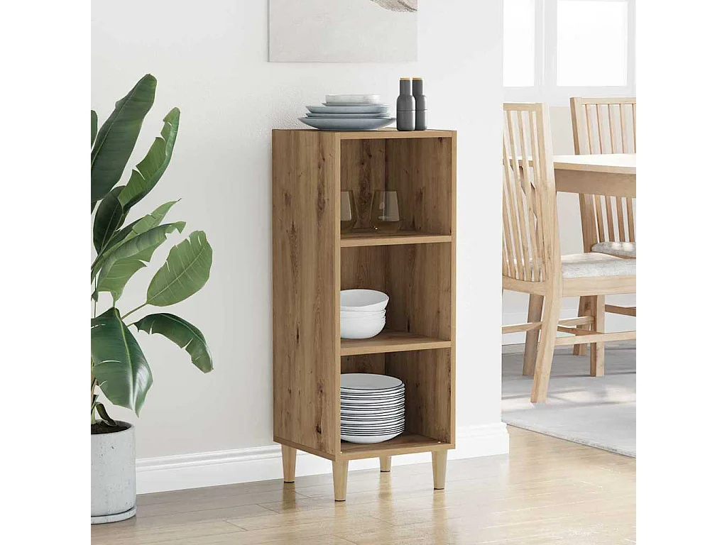 Buffet chêne artisanal 32.5 x 34.5 x 90 cm Bois d'ingénierie