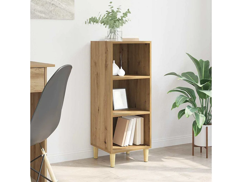 Buffet chêne artisanal 32.5 x 34.5 x 90 cm Bois d'ingénierie