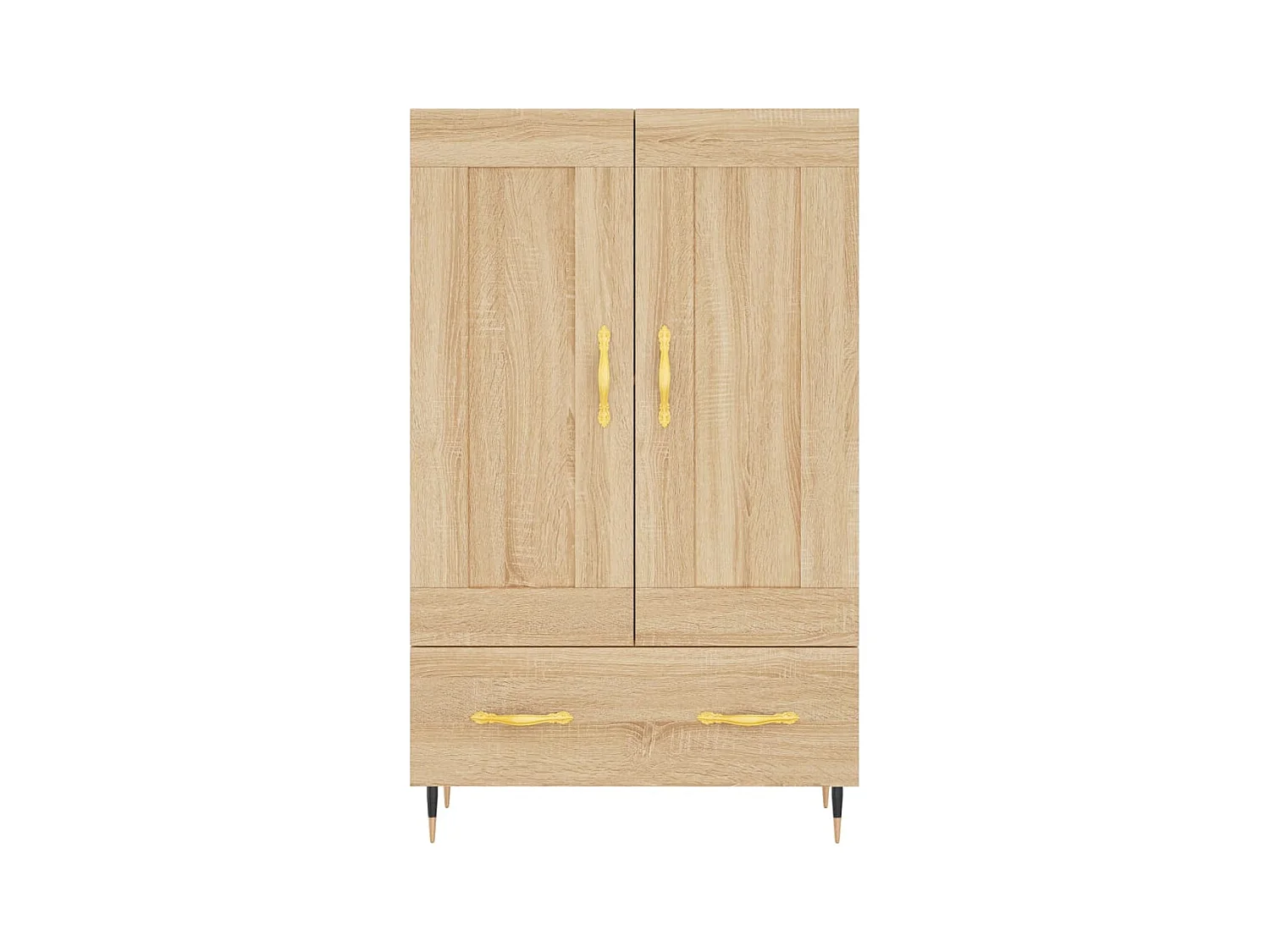Hoog dressoir Sonoma eiken 69,5x31x115 cm bewerkt hout