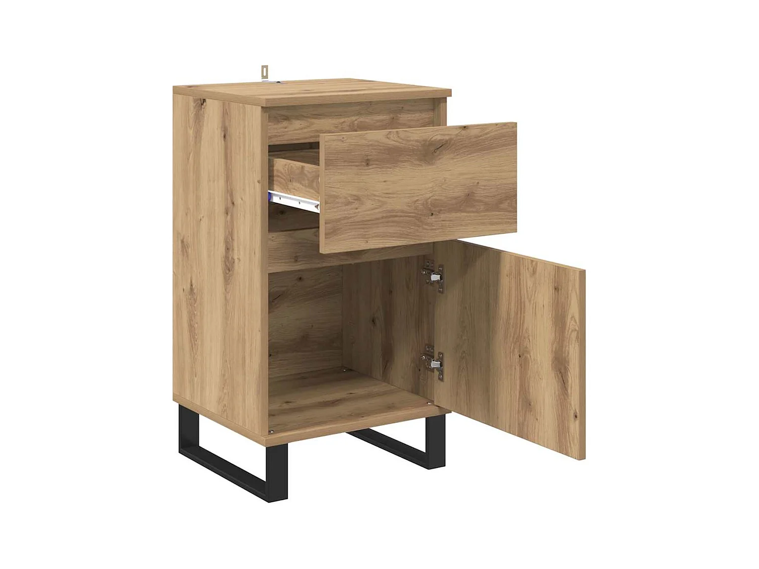 Buffet chêne artisanal 35 x 40 x 70 cm Bois d'ingénierie