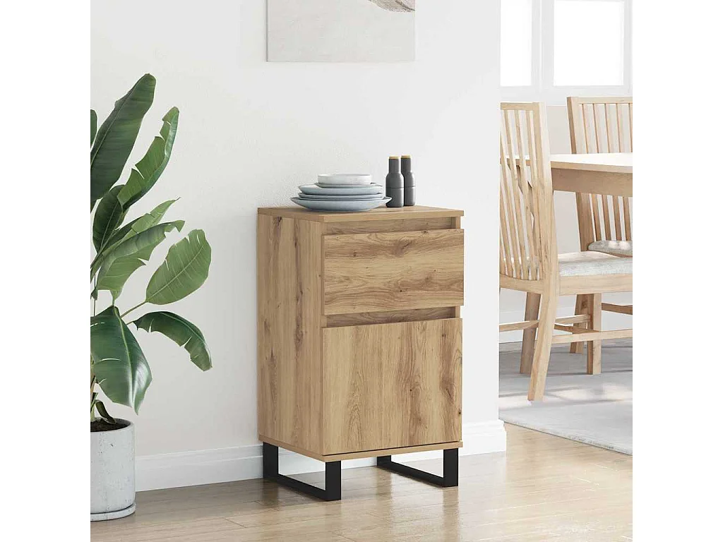 Buffet chêne artisanal 35 x 40 x 70 cm Bois d'ingénierie