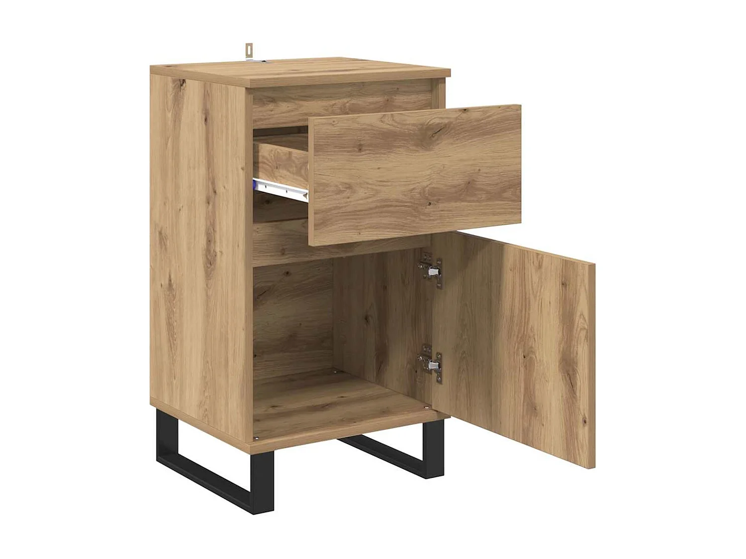 Buffet chêne artisanal 35 x 40 x 70 cm Bois d'ingénierie