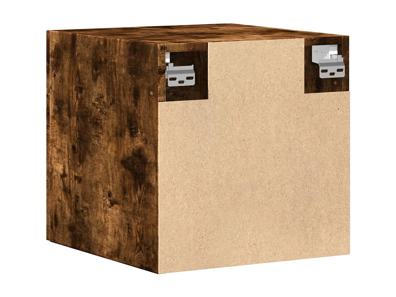 Armoire murale chêne fumé 40x42,5x40 cm bois d'ingénierie