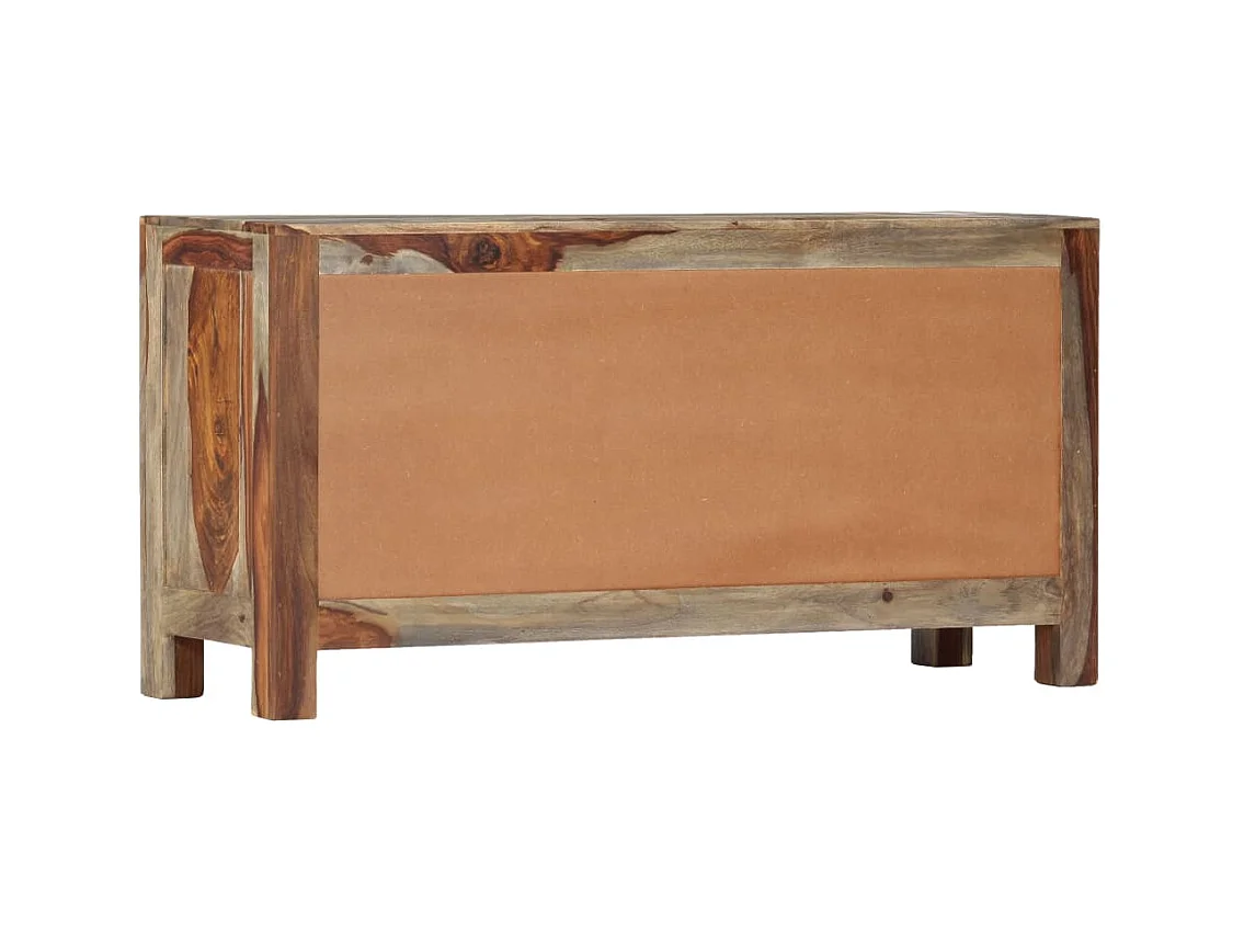 Buffet Gris 100x30x50 cm Bois massif