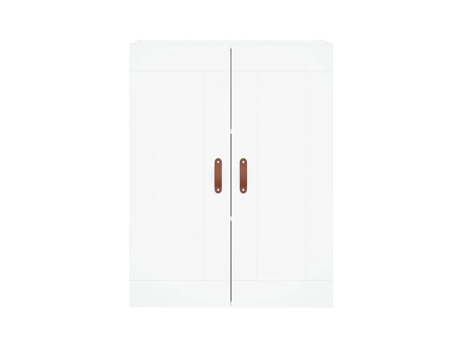 Wit hoog dressoir 69,5x34x180 cm Technisch hout