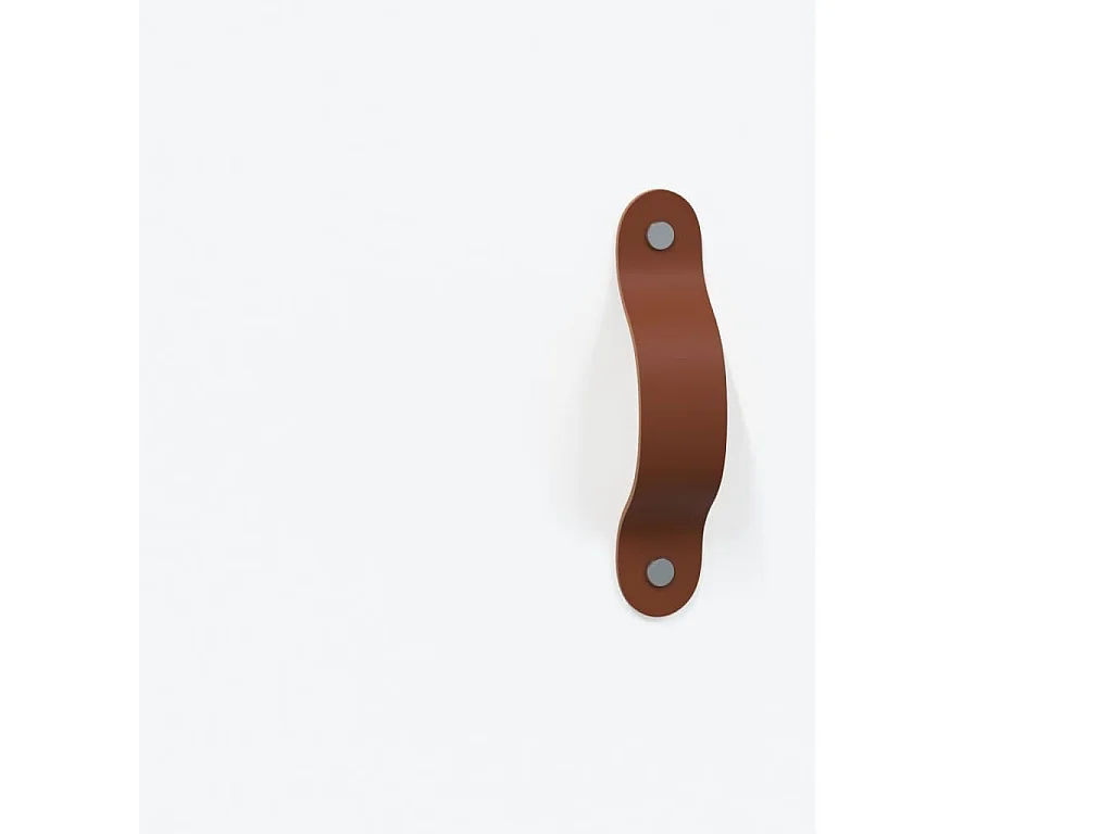 Wit hoog dressoir 69,5x34x180 cm Technisch hout