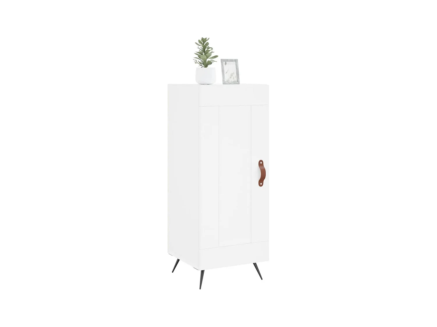 Buffet blanc 34,5x34x90 cm bois d'ingénierie