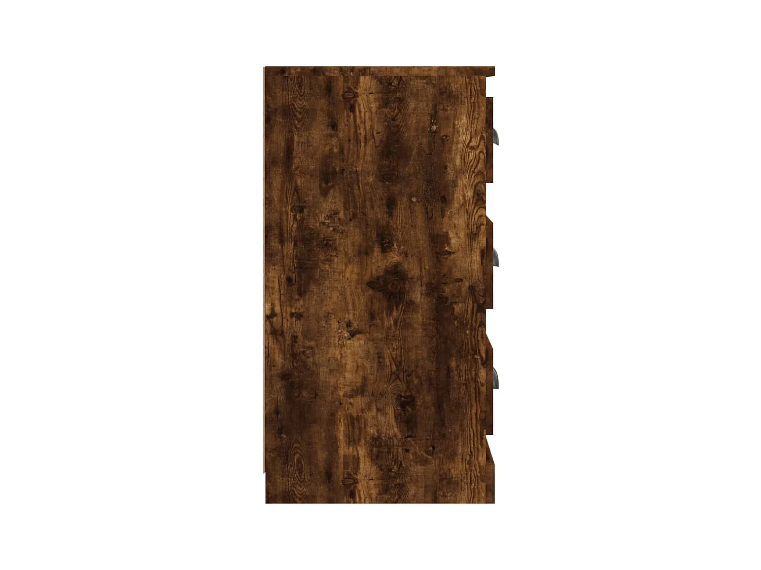 Credenza in rovere affumicato 70x35,5x67,5 cm in legno ingegnerizzato