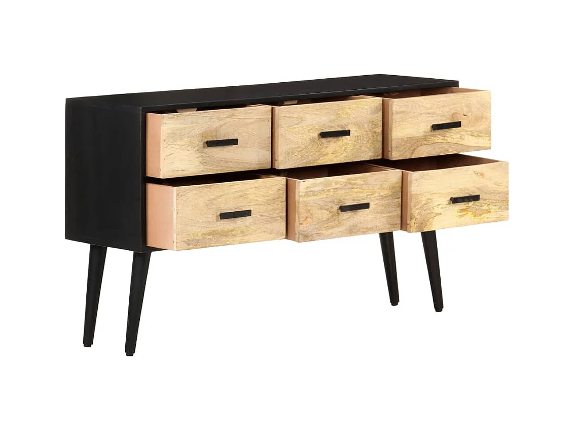 Buffet 110x33x64 cm Bois de manguier massif