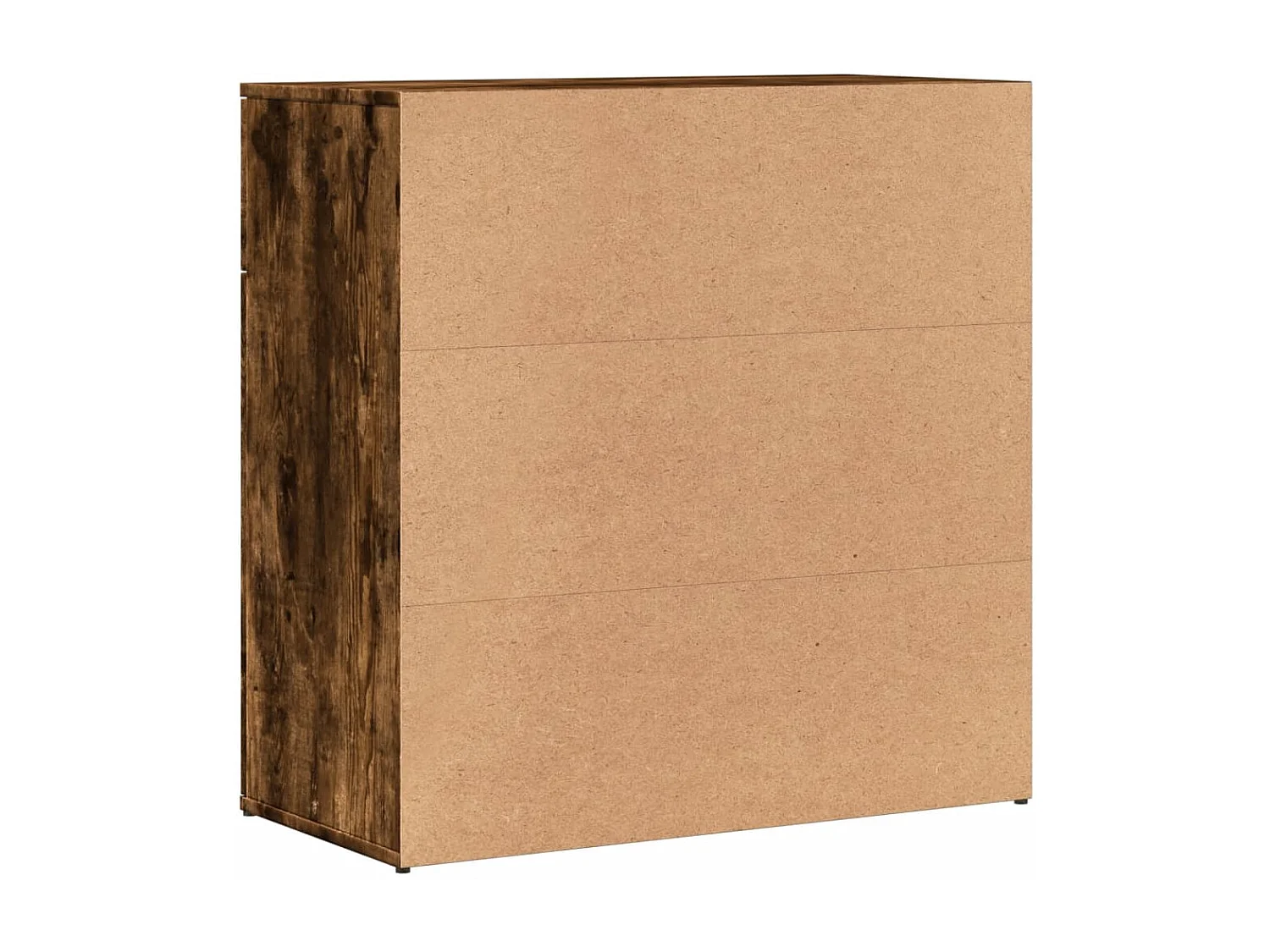 Credenze 2 pezzi rovere affumicato 79x38x80 cm legno ingegnerizzato