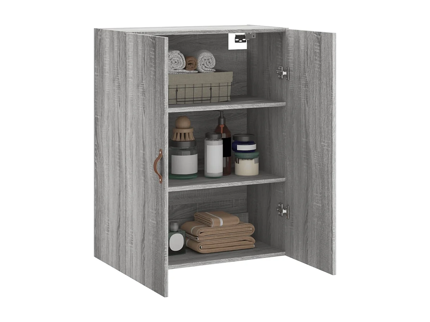 Armoire murale sonoma gris 69,5x34x90 cm