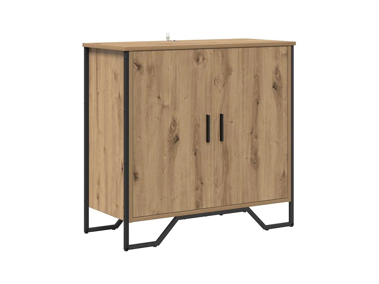 Credenza in rovere realizzata a mano 78 x 35,5 x 74,5 cm Legno ingegnerizzato