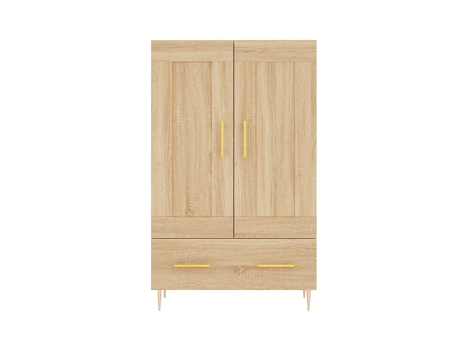 Buffet haut chêne sonoma 69,5x31x115 cm bois d'ingénierie