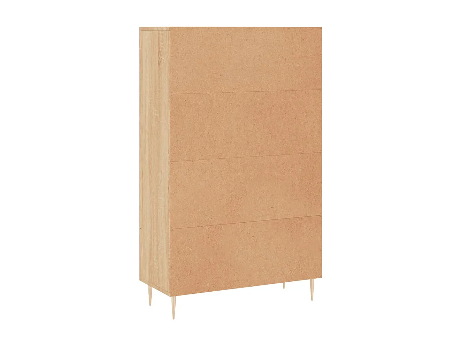 Buffet haut chêne sonoma 69,5x31x115 cm bois d'ingénierie