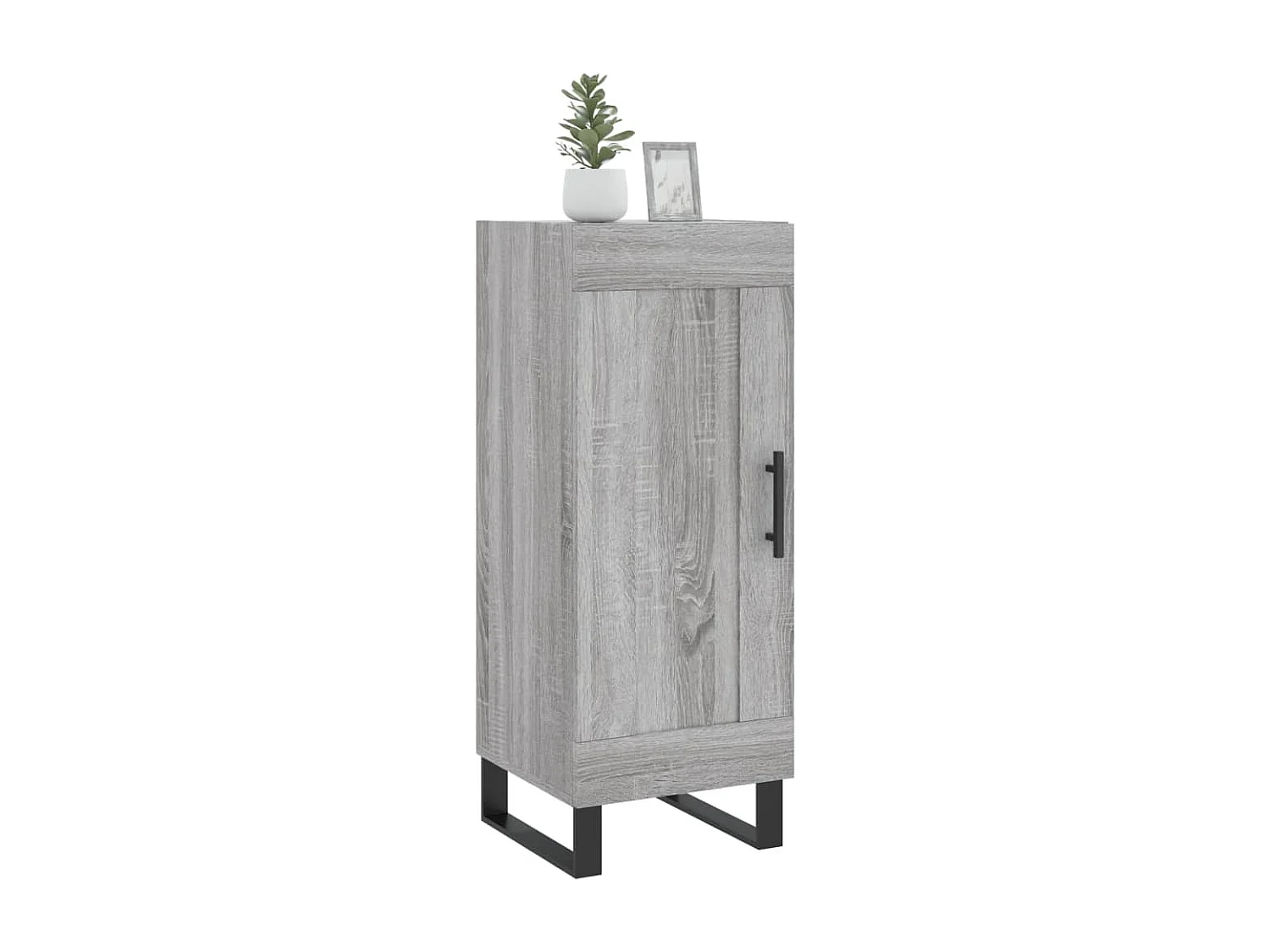 Buffet Sonoma gris 34,5x34x90 cm Bois d'ingénierie
