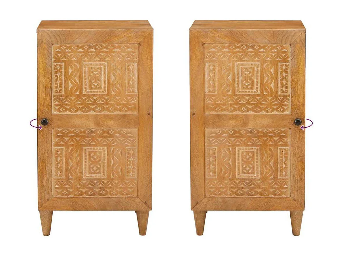 Buffet Marron clair 33,5 x 40 x 75 cm