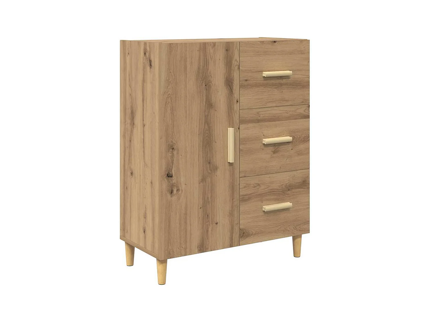 Buffet chêne artisanal 34 x 69.5 x 90 cm Bois d'ingénierie