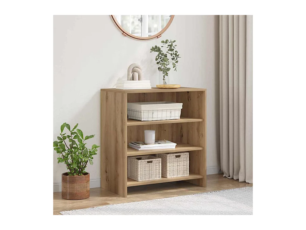 Credenza marrone 70 x 41 x 75 cm in legno ingegnerizzato