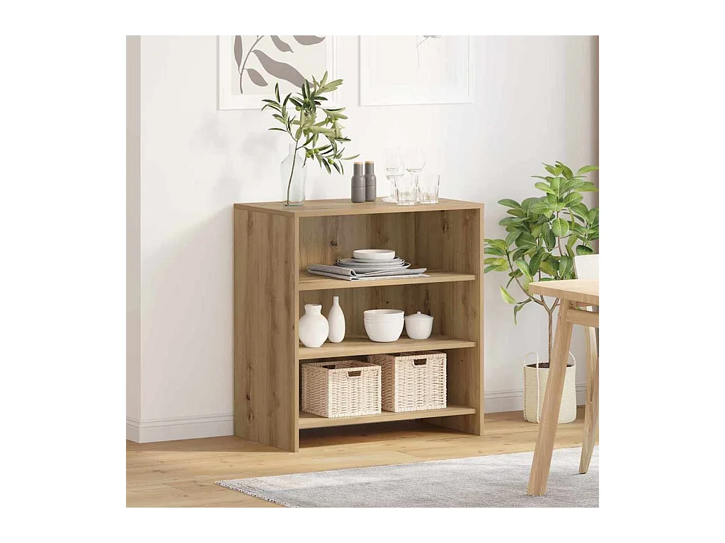 Credenza marrone 70 x 41 x 75 cm in legno ingegnerizzato