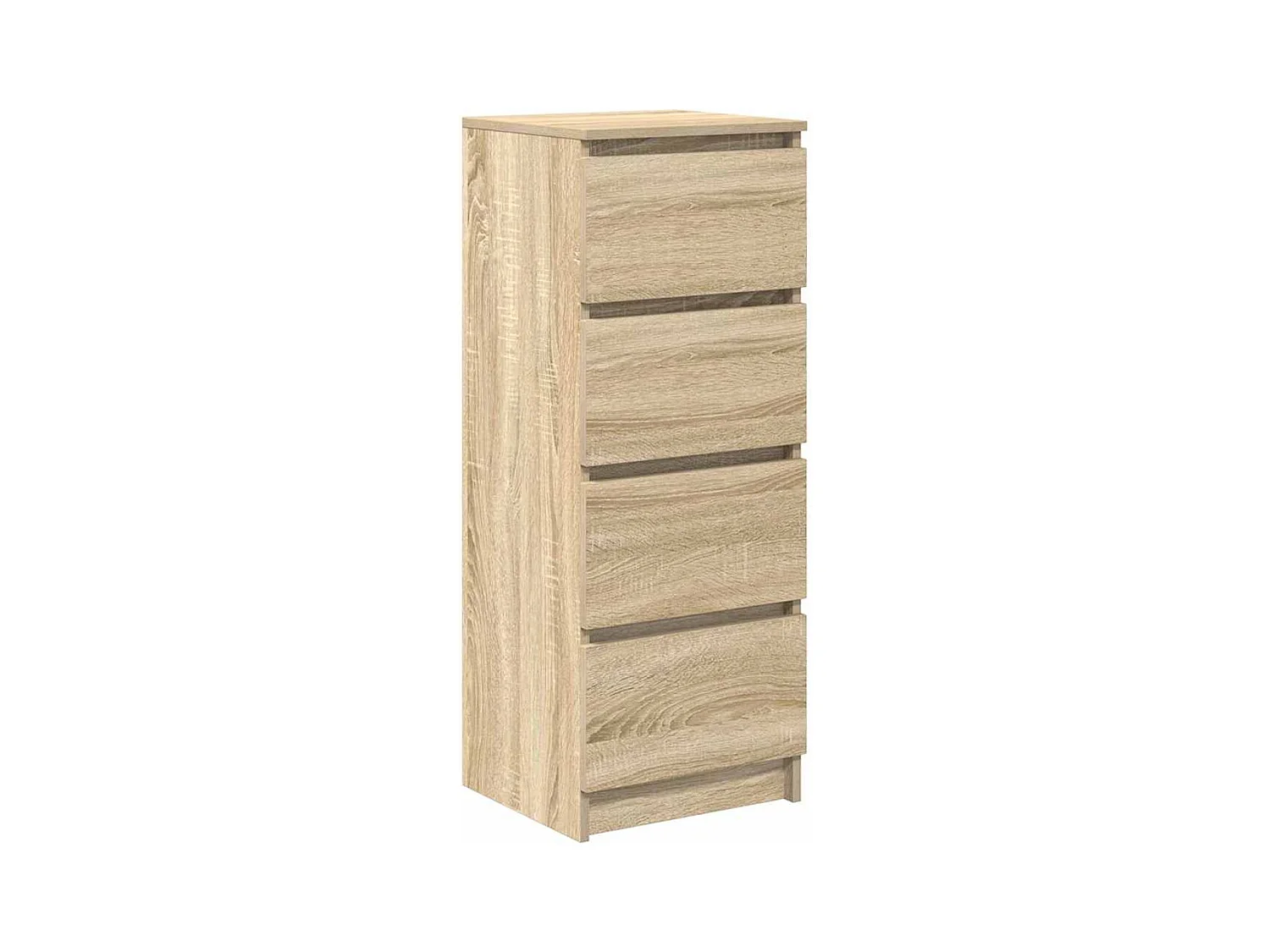 Sonoma eiken dressoir 37,5x35x99 cm bewerkt hout