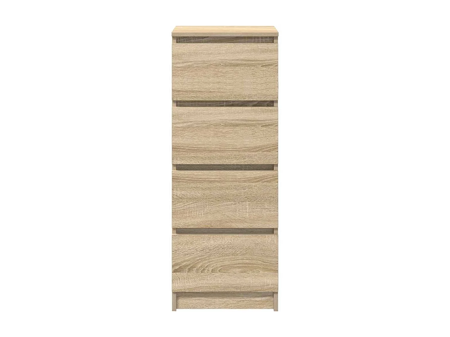 Sonoma eiken dressoir 37,5x35x99 cm bewerkt hout