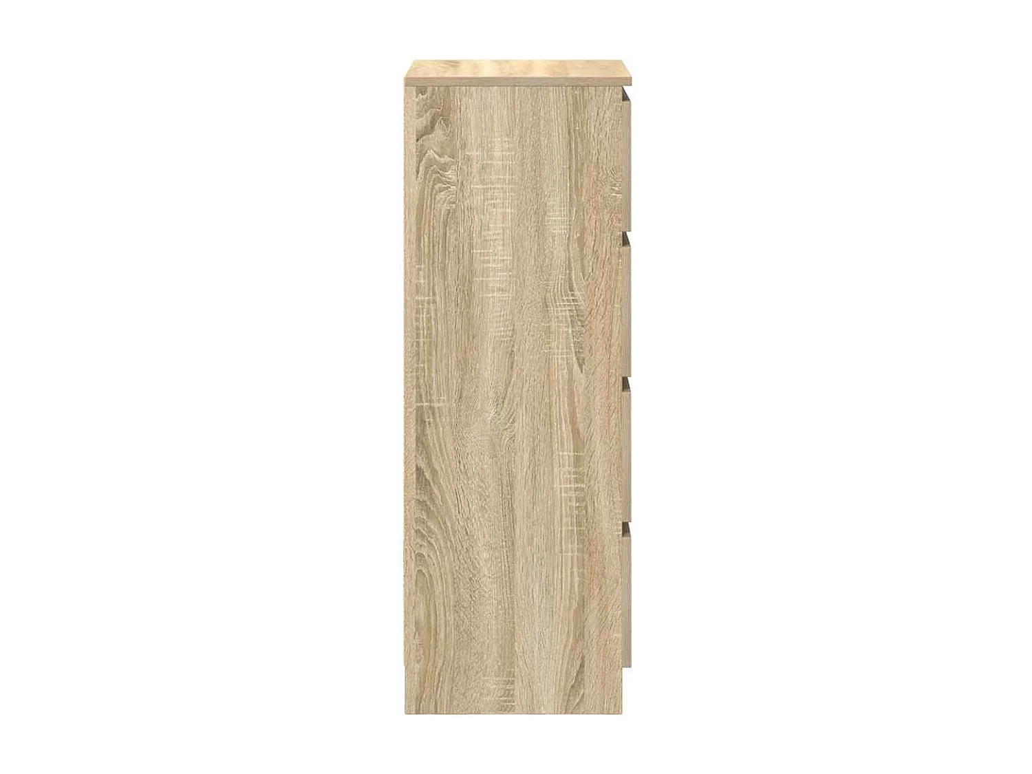 Sonoma eiken dressoir 37,5x35x99 cm bewerkt hout