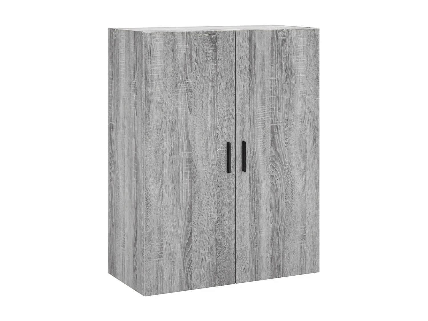 Buffet haut Sonoma gris 69,5x34x180 cm Bois d'ingénierie