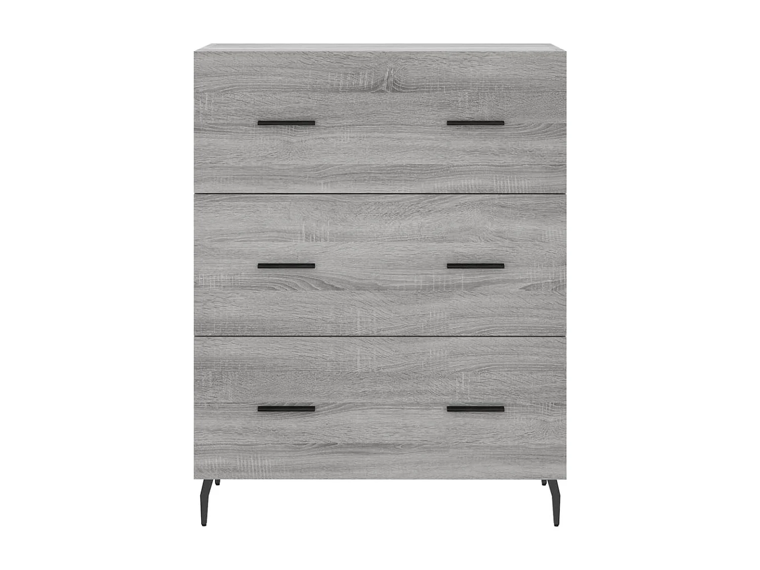 Buffet haut Sonoma gris 69,5x34x180 cm Bois d'ingénierie
