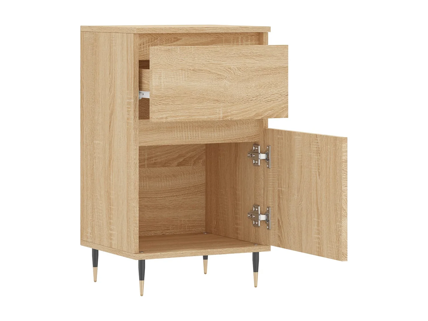 Buffet chêne sonoma 40x35x70 cm bois d'ingénierie