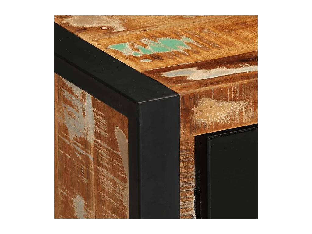 Veelkleurig dressoir 55x35x70 cm massief gerecycled hout