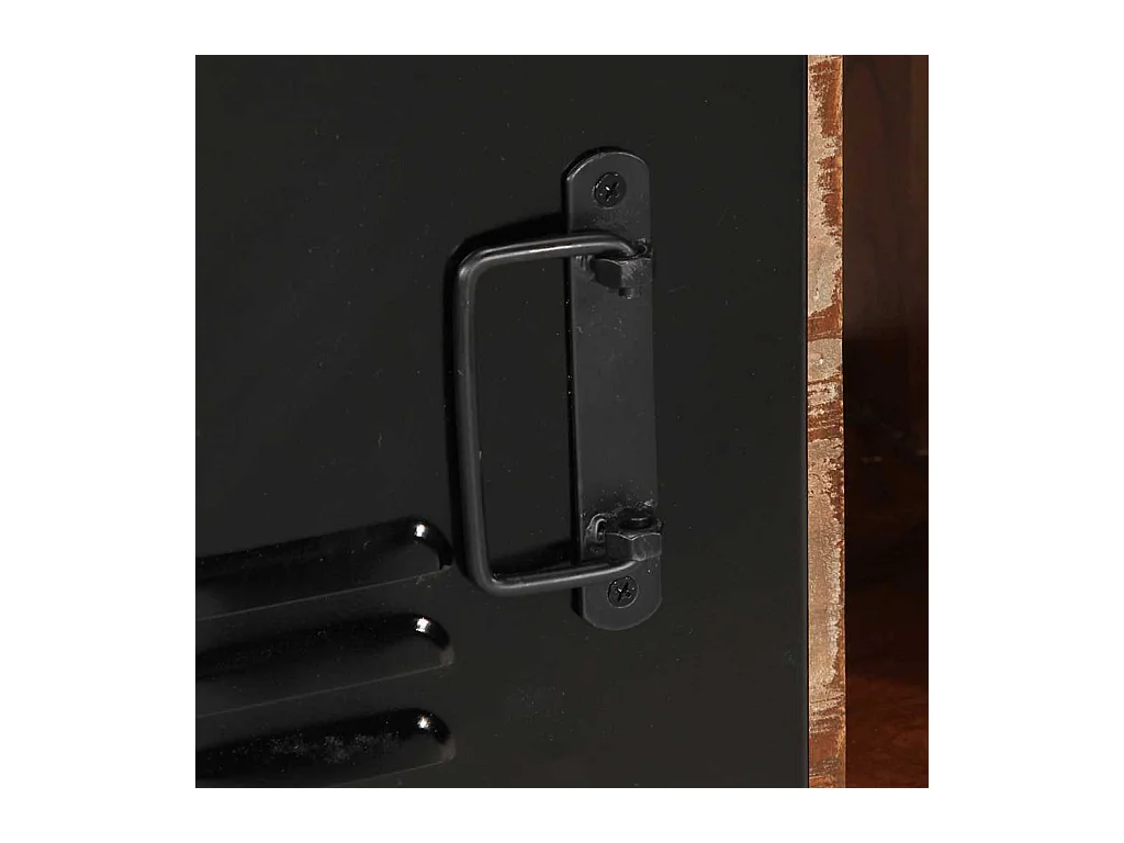 Veelkleurig dressoir 55x35x70 cm massief gerecycled hout