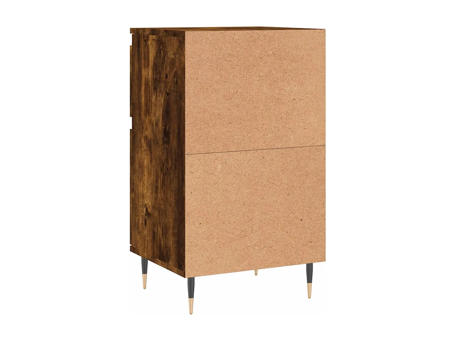 Buffets 2 pcs chêne fumé 40x35x70 cm bois d'ingénierie