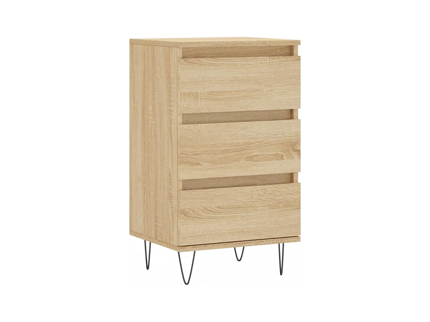 Buffet chêne sonoma 40x35x70 cm bois d'ingénierie