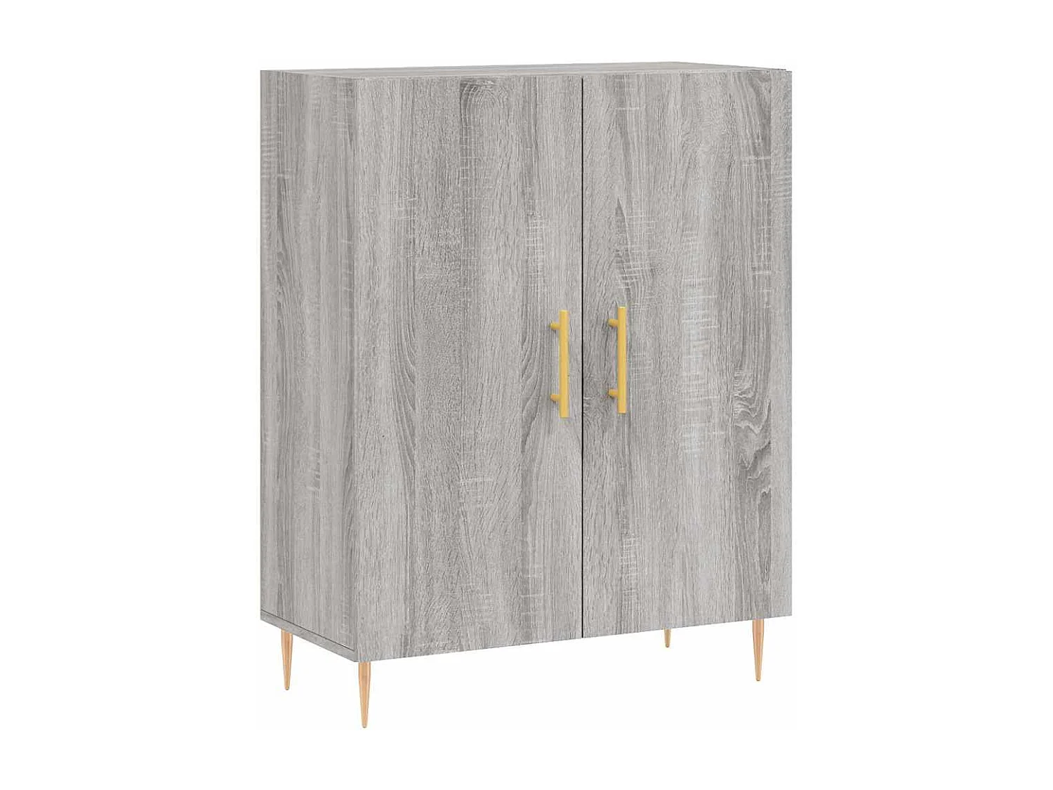 Buffet haut Sonoma gris 69,5x34x180 cm Bois d'ingénierie