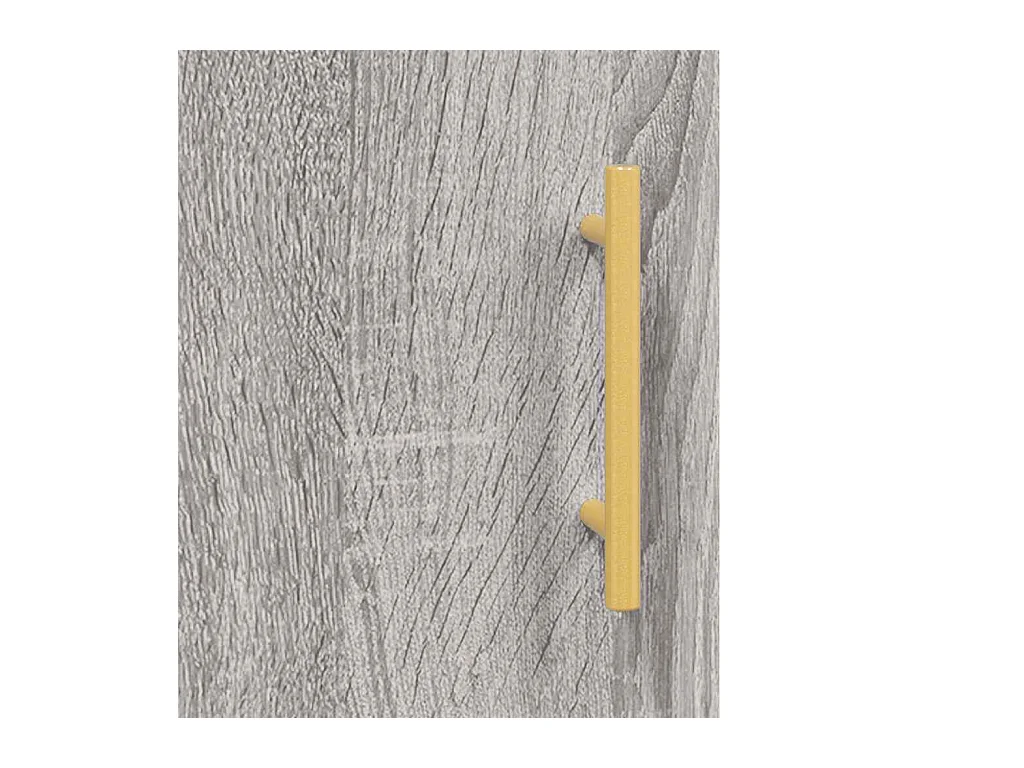 Sonoma hoog dressoir grijs 69,5x34x180 cm Technisch hout