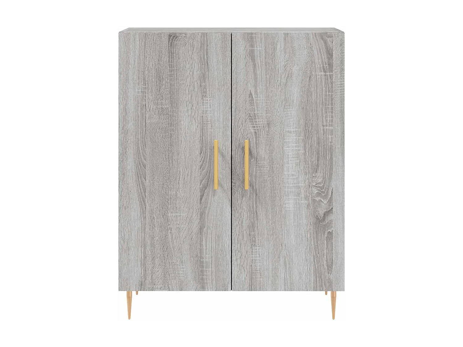 Buffet haut Sonoma gris 69,5x34x180 cm Bois d'ingénierie