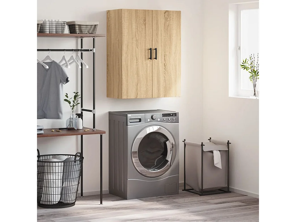 Armoire murale chêne sonoma 69,5x34x90 cm