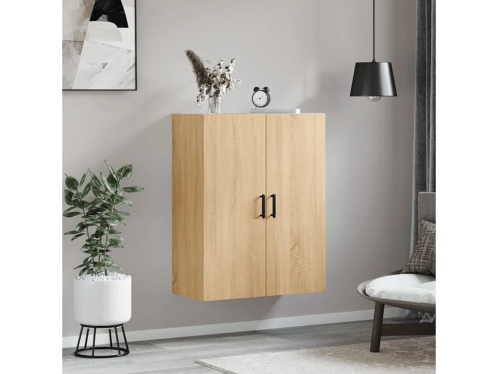 Armoire murale chêne sonoma 69,5x34x90 cm