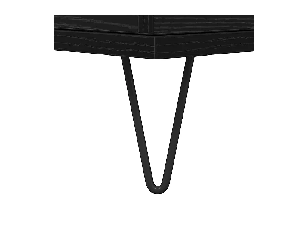 Buffet Chêne noir 60 x 35 x 70 cm Bois d'ingénierie