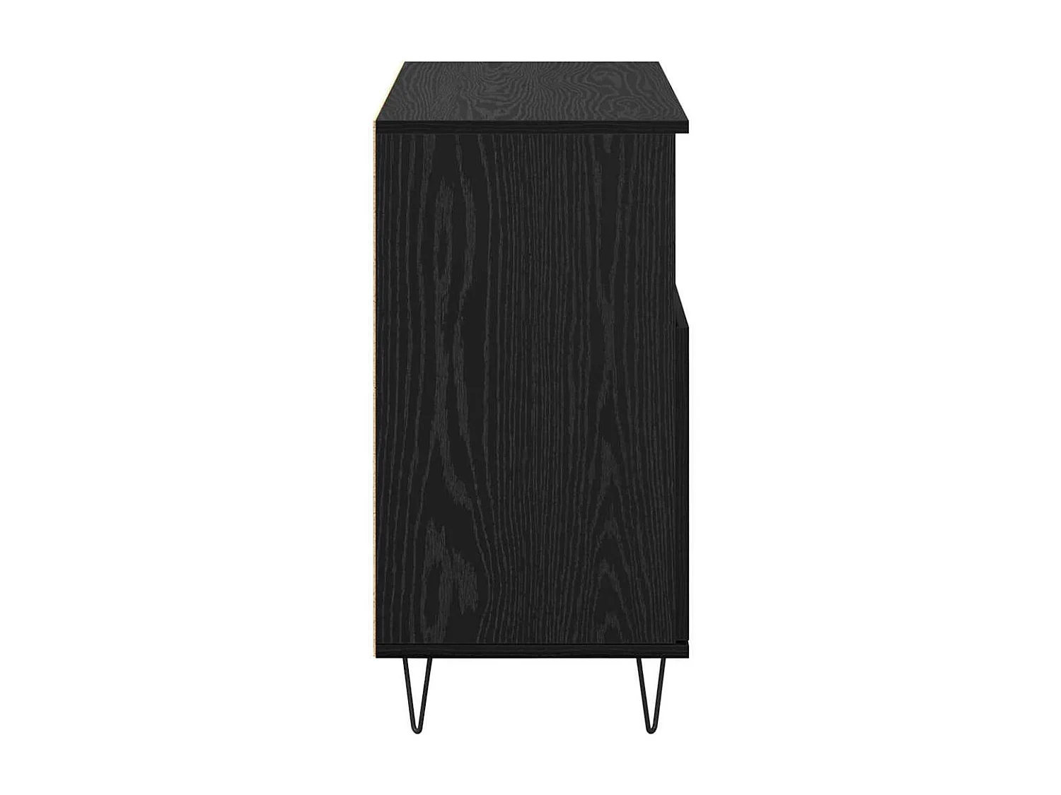 Buffet Chêne noir 60 x 35 x 70 cm Bois d'ingénierie